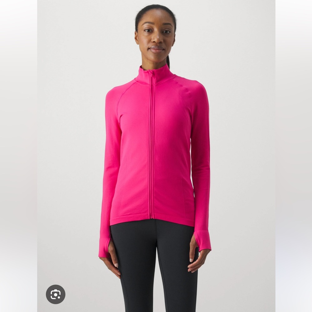 Sweaty Betty ATHLETE SEAMLESS WORKOUT ZIP UP - Training jacket - punk pink 6